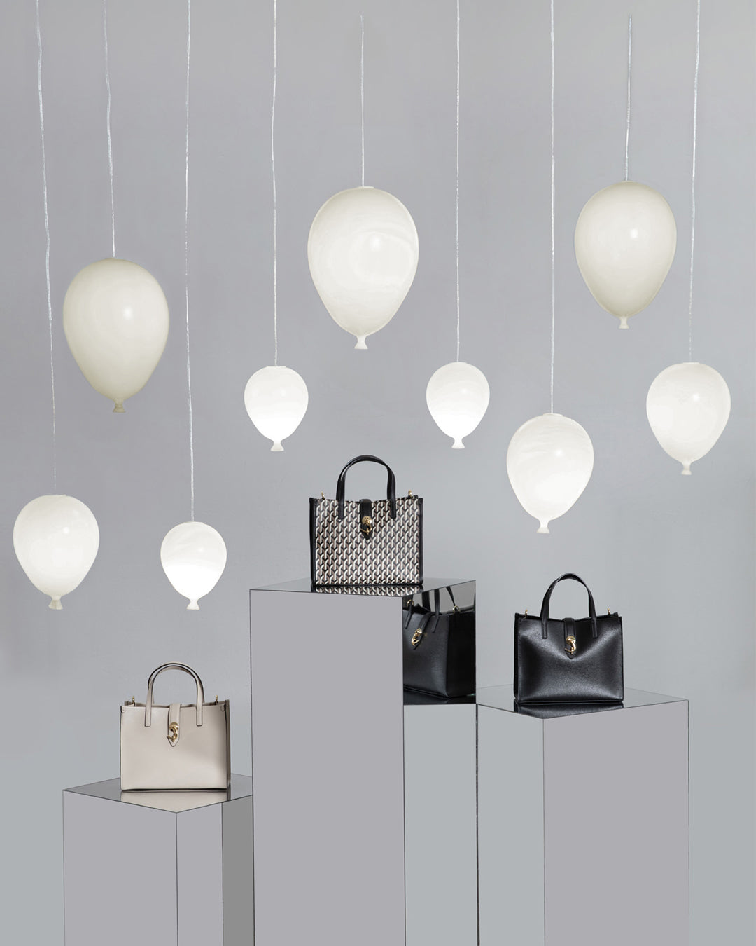 Slide Balloon 20 lampada a sospensione design palloncino bianco