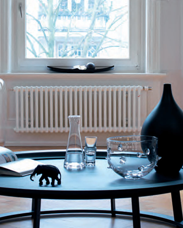 Radiatore Zehnder Charleston 3 colonne 6 elementi H 666 mm bianco