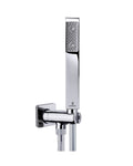 Bossini CUBE Set doccia duplex cromo con presa acqua e supporto fisso