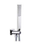 Bossini FLAT-ONE Set doccia duplex con supporto fisso cromo e presa acqua