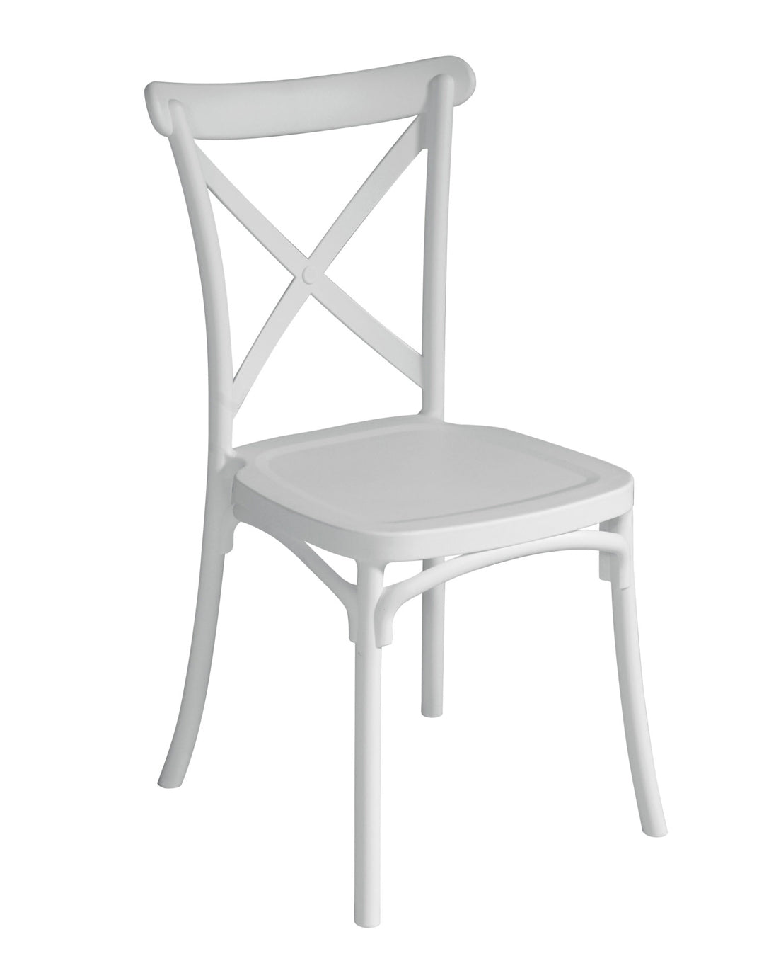 MOIA Trattoria sedia da giardino bianco