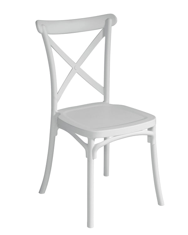 MOIA Trattoria sedia da giardino bianco