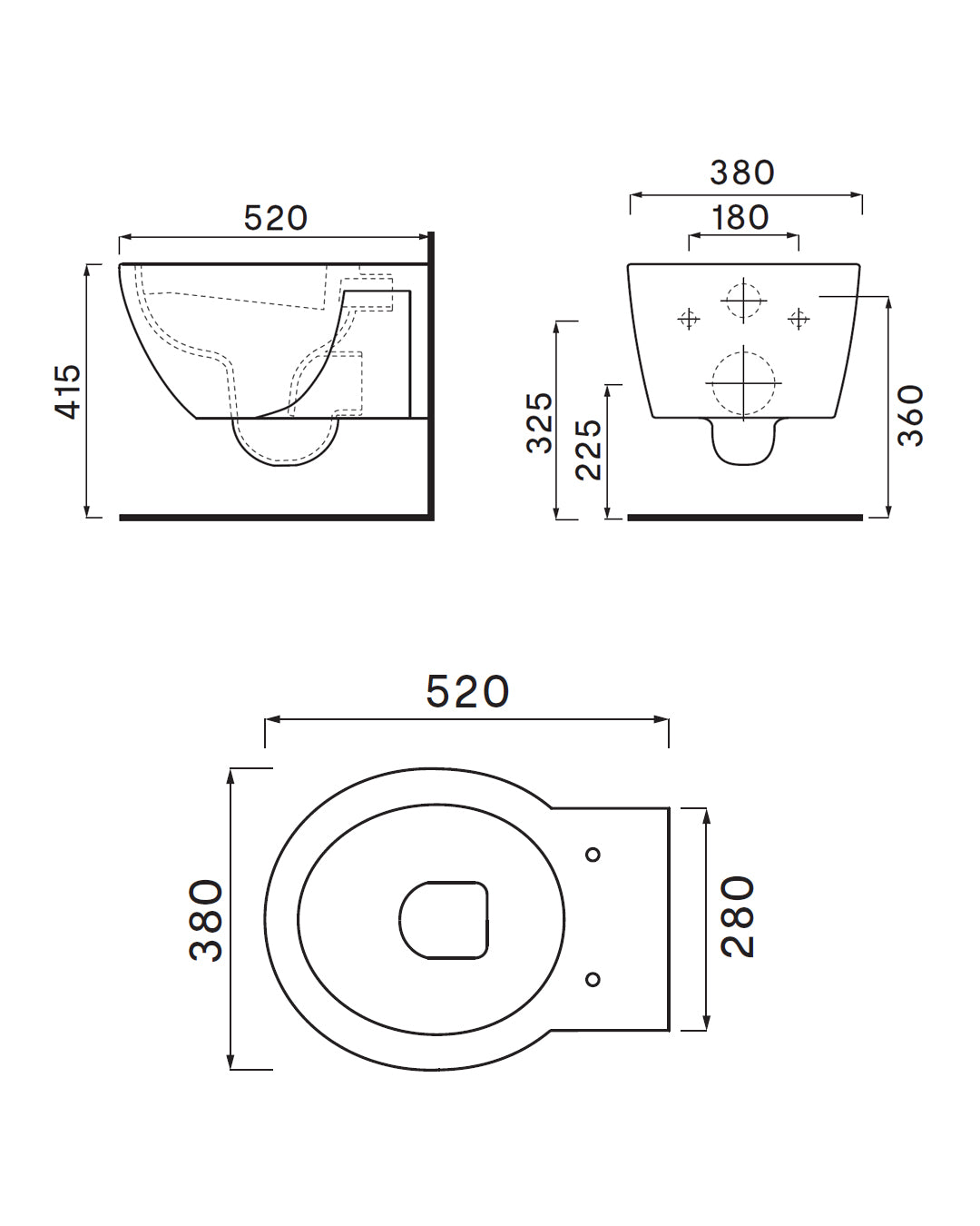 Ceramica Cielo - Easy Round White Wall Hung WC - EASVS