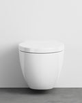 Cielo - Easy Round - Kit Vaso, Bidet, Sedile chiusura normale, sospesi Bianco lucido