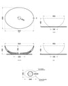 Ceramica Cielo Eco Lavabo da appoggio bianco