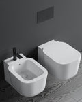 Ceramica Cielo Cubika bidet sospeso bianco
