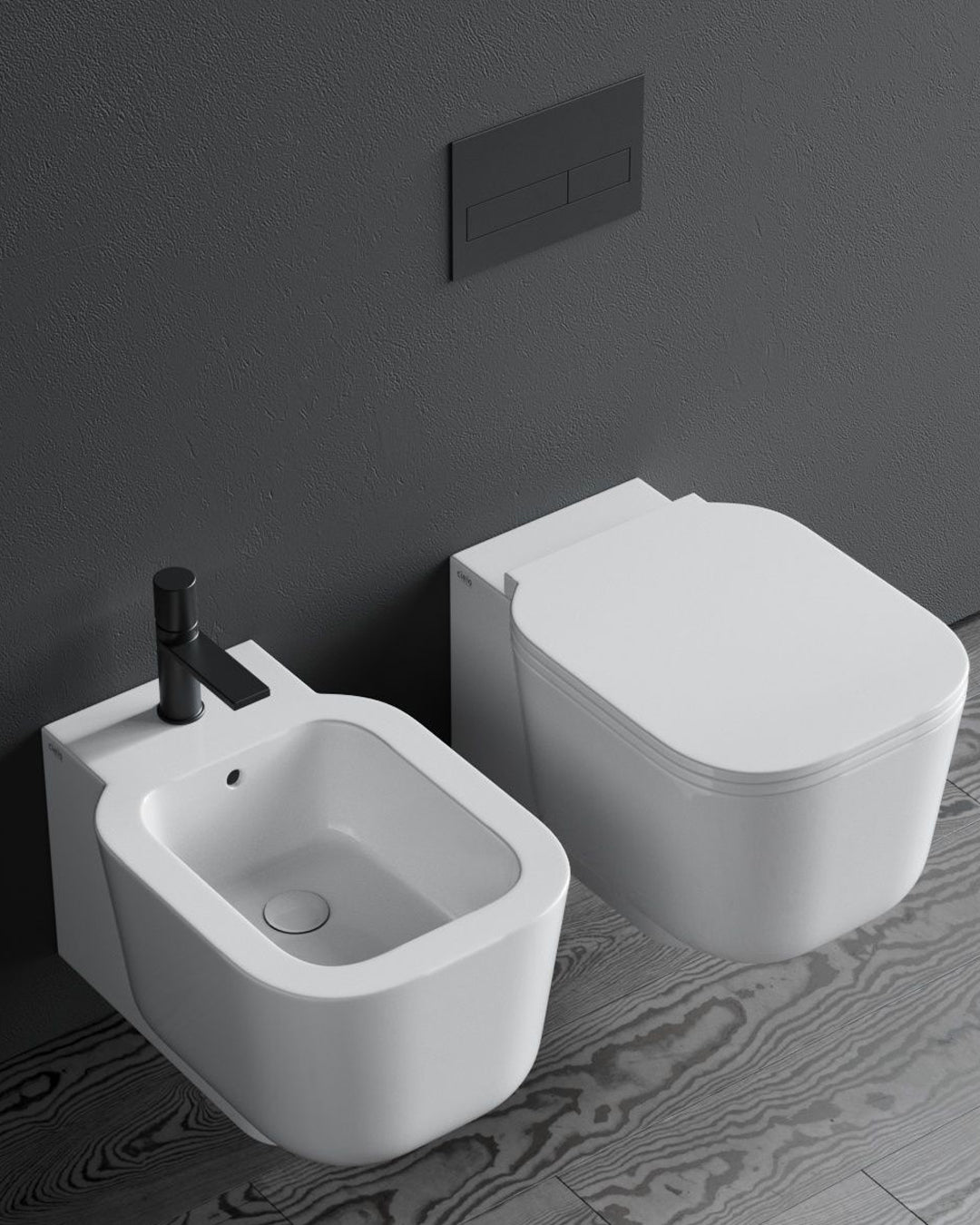Ceramica Cielo Cubika bidet sospeso bianco