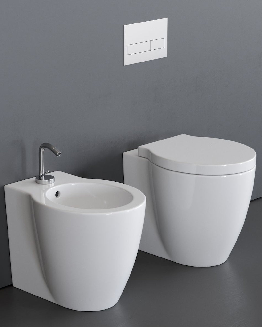 Ceramica Cielo - Easy Evo Bidet a pavimento bianco - EASBIE