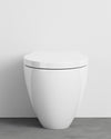 Cielo - Easy Evo - Kit Vaso, Bidet, Sedile chiusura normale, a pavimento Bianco lucido