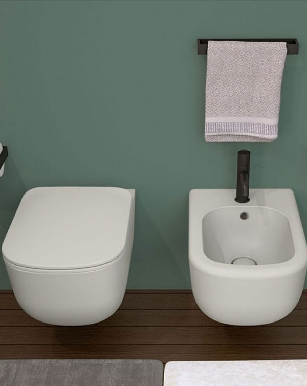 Ceramica Cielo Era Rimless WC sospeso talco senza brida