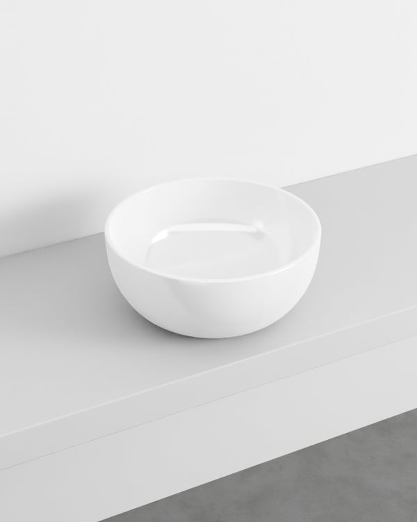 Ceramica Cielo Bacinella Shui Comfort da appoggio 40 cm bianco lucido