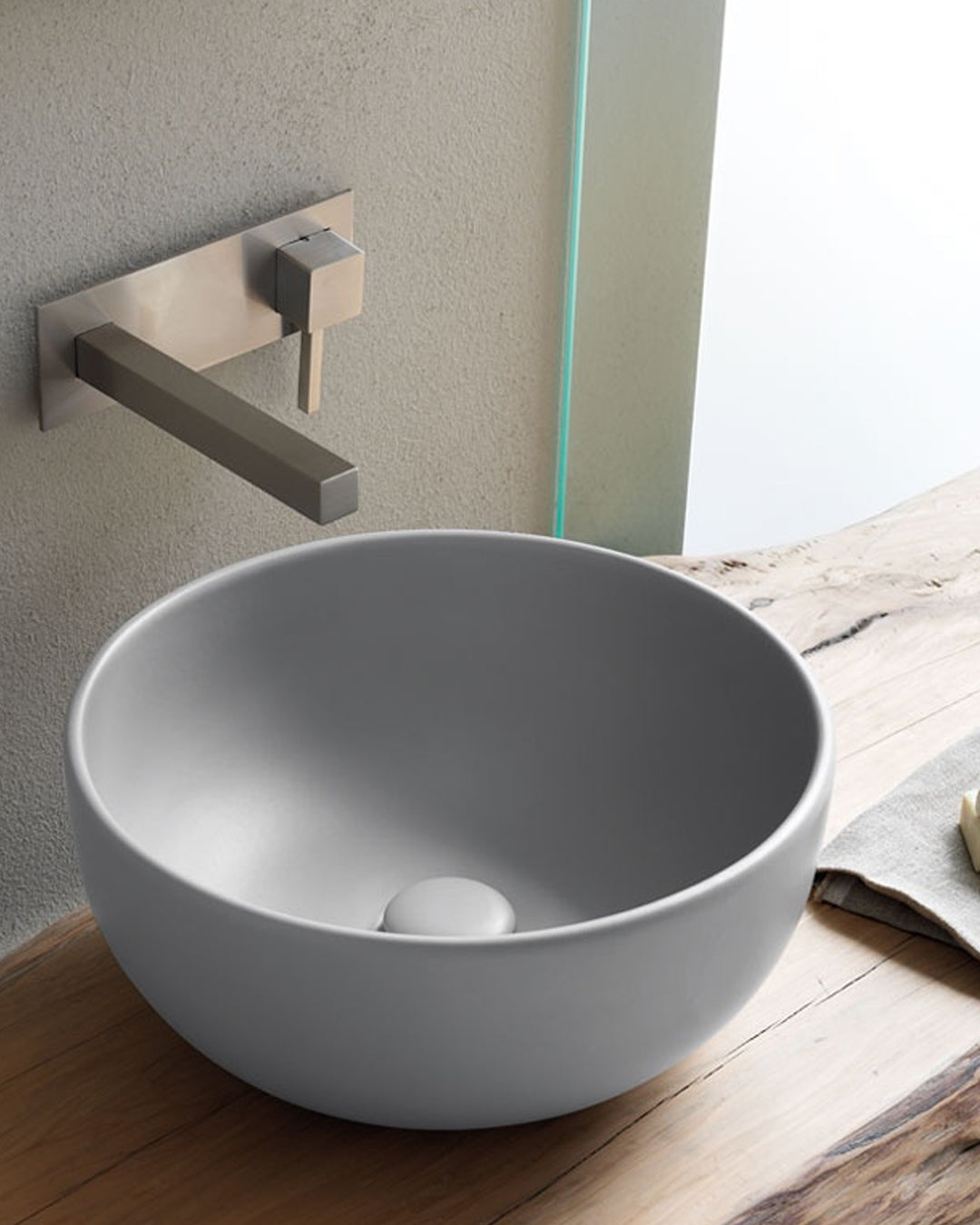 Ceramica Cielo Bacinella Shui Comfort da appoggio 40 cm bianco lucido