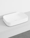 Ceramica Cielo Lavabo Shui Comfort rettangolare da appoggio 60x40 bianco lucido