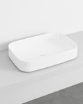 Ceramica Cielo Lavabo Shui Comfort rettangolare da appoggio 60x40 bianco lucido
