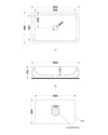 Ceramica Cielo Shui Comfort Lavabo da appoggio rettangolare 60x40 cm