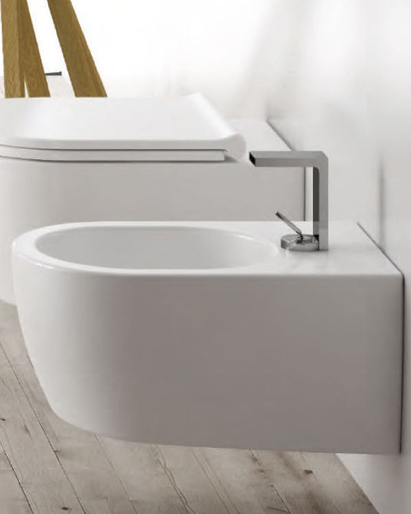 Ceramica Cielo Bidet sospeso New Smile bianco lucido 35x53 cm