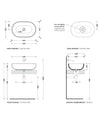 Ceramica Flaminia Pass Lavabo da appoggio Bianco