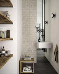 Marazzi Chalk piastrella effetto cemento Butter 25x76 cm