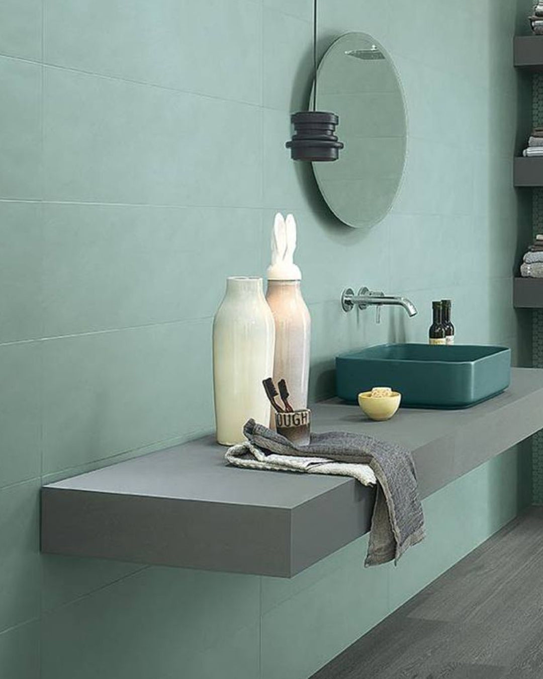 FAP - Color Line Tile 25x75 cm Sage Green - FREY