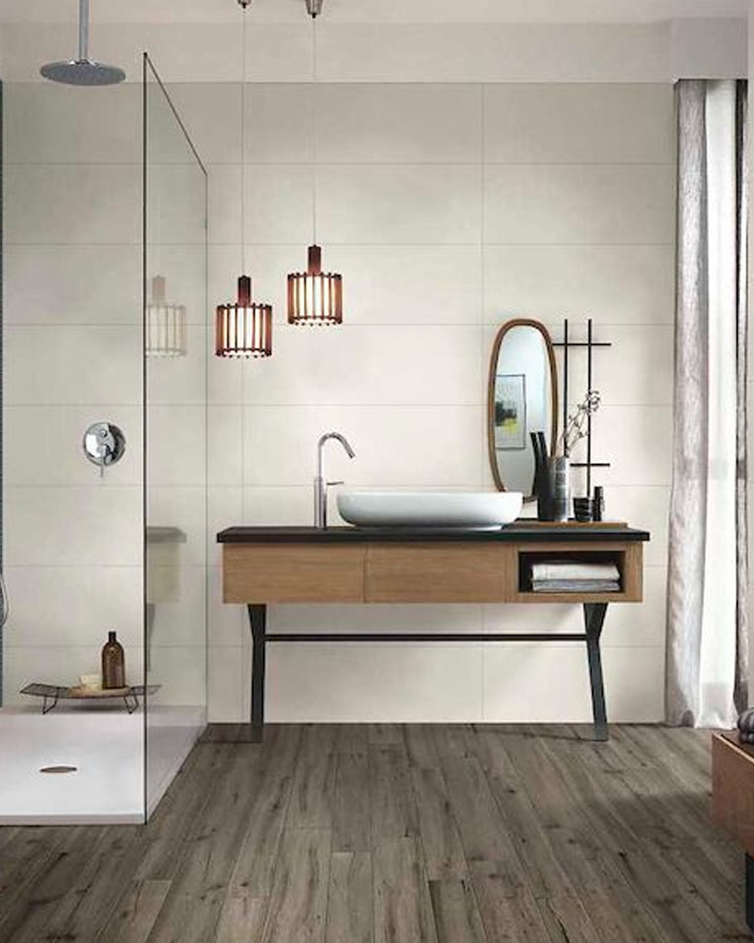 Marazzi Colorplay piastrella Cream 30x90 cm bicottura