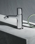 Fantini Lamè Miscelatore per bidet con scarico cromo
