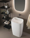 Lavabo freestanding Flaminia Monoflag scarico a parete
