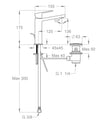 FIR Italia Kelio 63 Miscelatore lavabo con scarico cromo