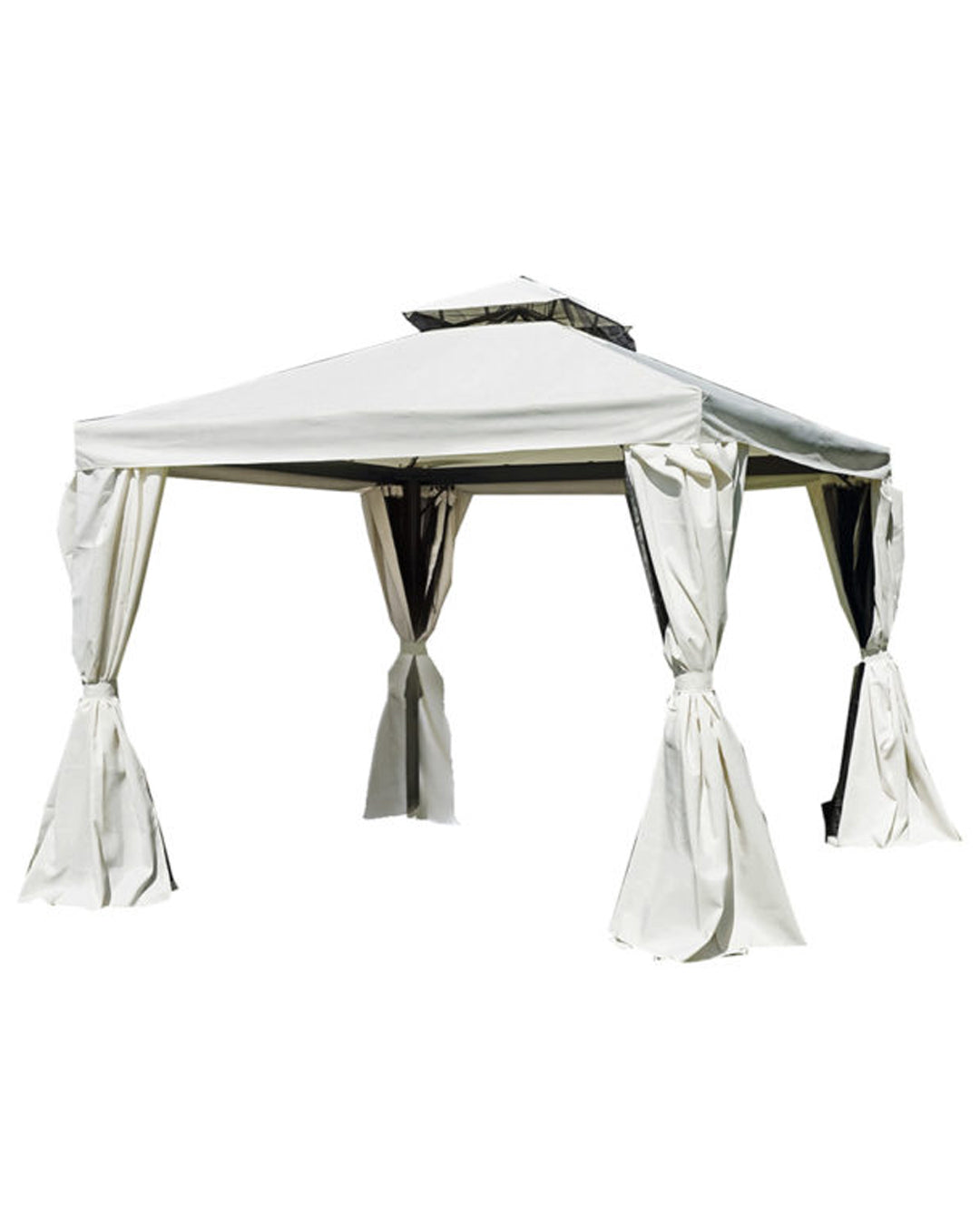 MOIA Gazebo 3x4 m alluminio con copertura ecrù