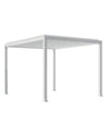 MOIA Pergola 3x4 m alluminio bianca con tetto lamellare