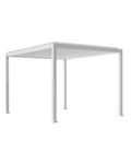 MOIA Pergola 3x4 m alluminio bianca con tetto lamellare