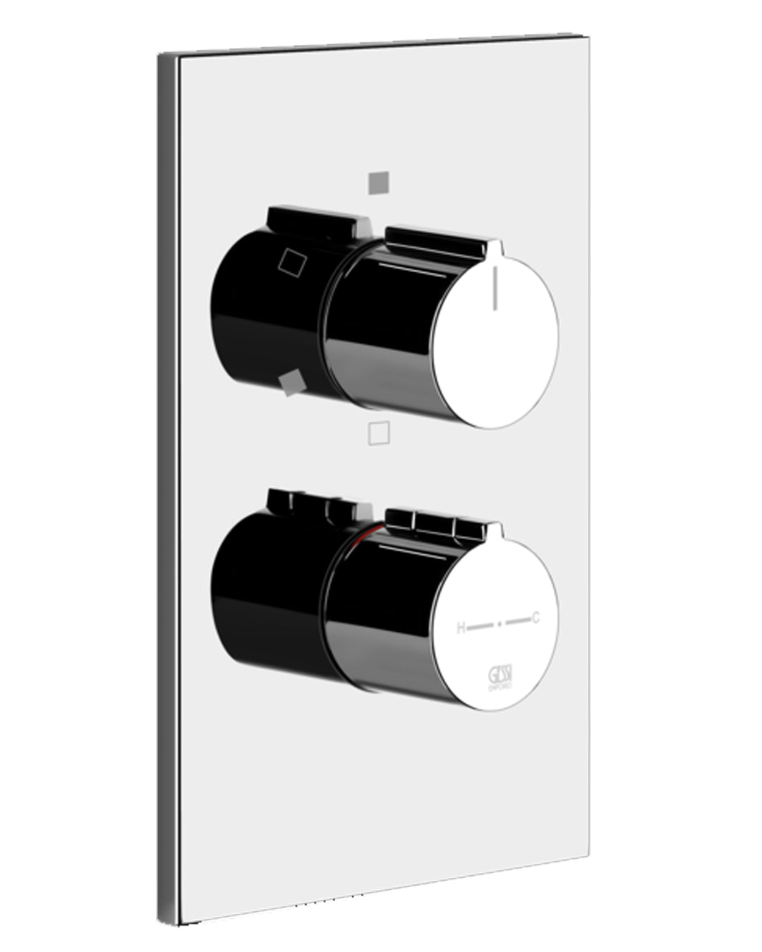 Gessi Emporio Parte esterna miscelatore termostatico doccia 3 vie cromo