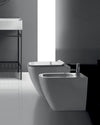 Galassia Meg 11 Pro kit vaso e bidet a pavimento con copriwater avvolgente