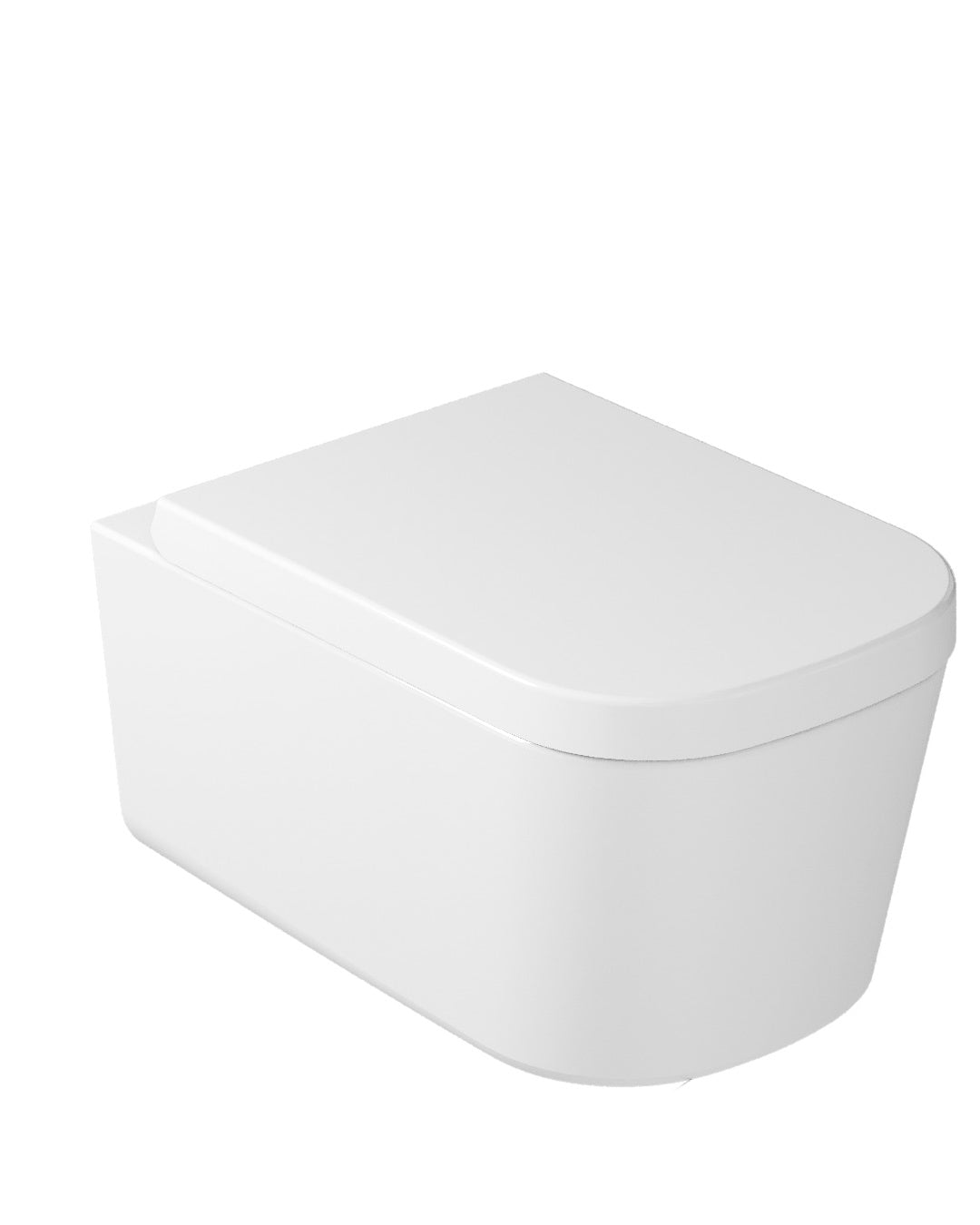 Galassia Meg 11 Pro WC sospeso senza brida 55x35 cm bianco lucido