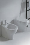 Galassia Eden WC a pavimento filo parete bianco 53x36 cm