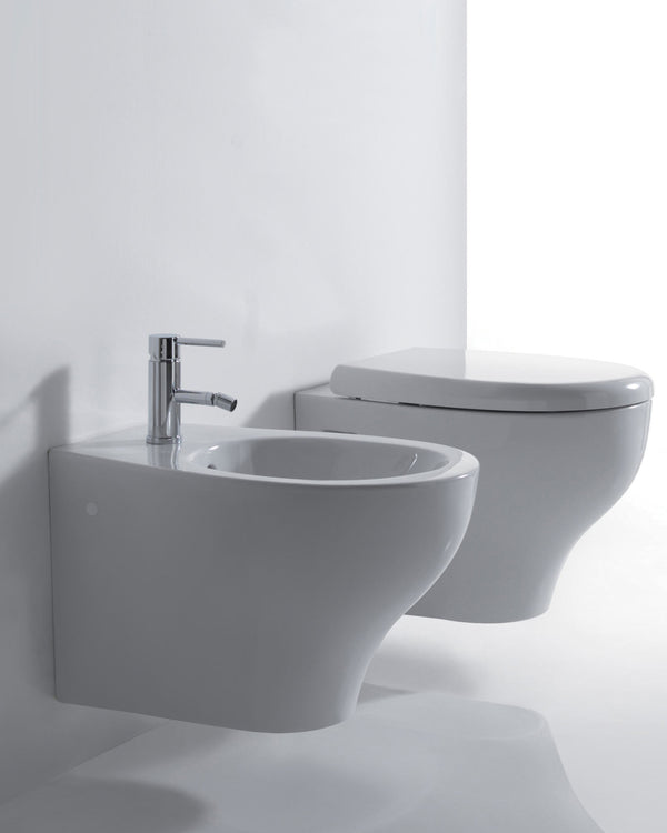 Galassia Eden kit vaso e bidet sospesi con copriwater avvolgente soft close