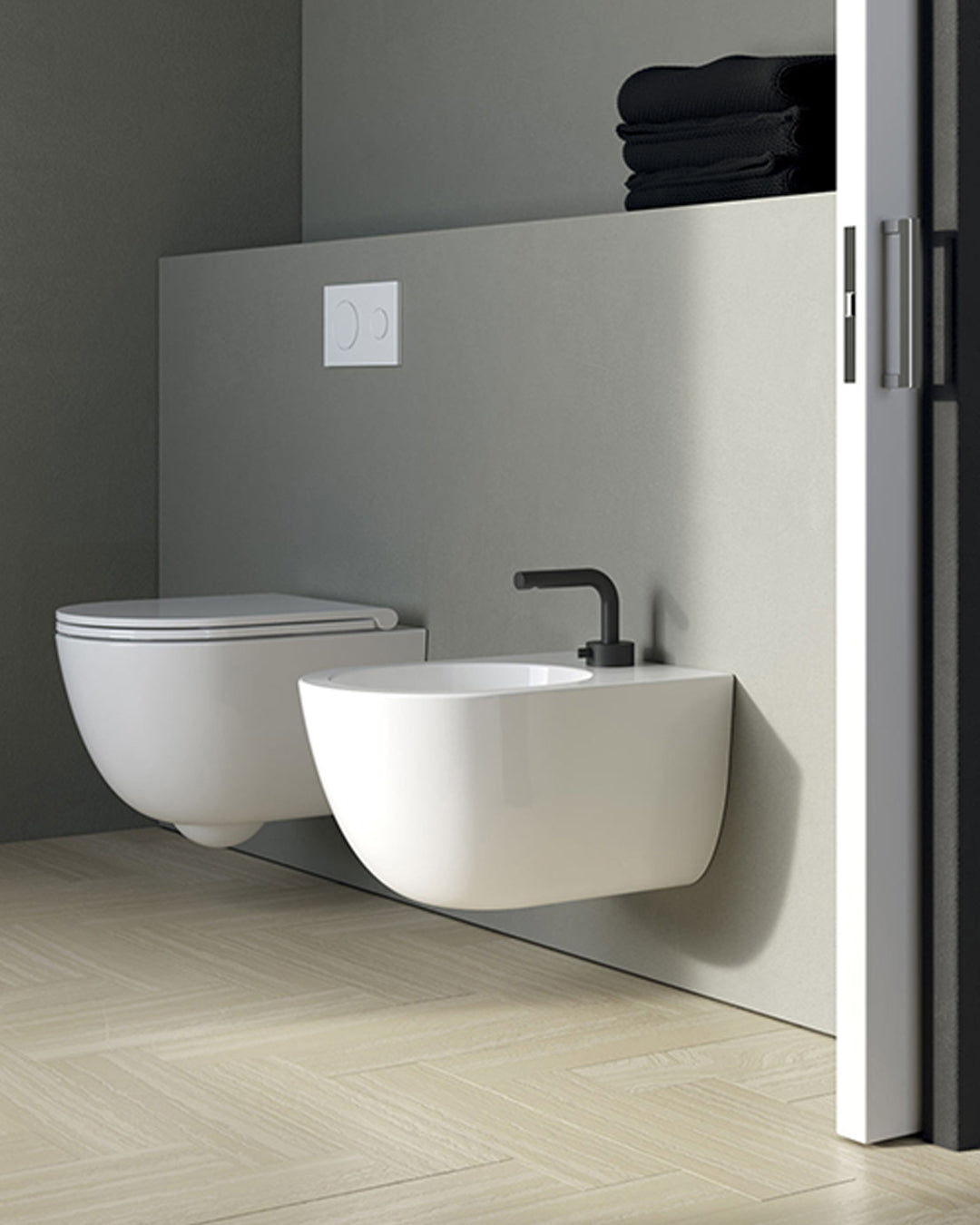 Galassia Dream copriwater extra slim Soft Close bianco matt per vaso 52 cm