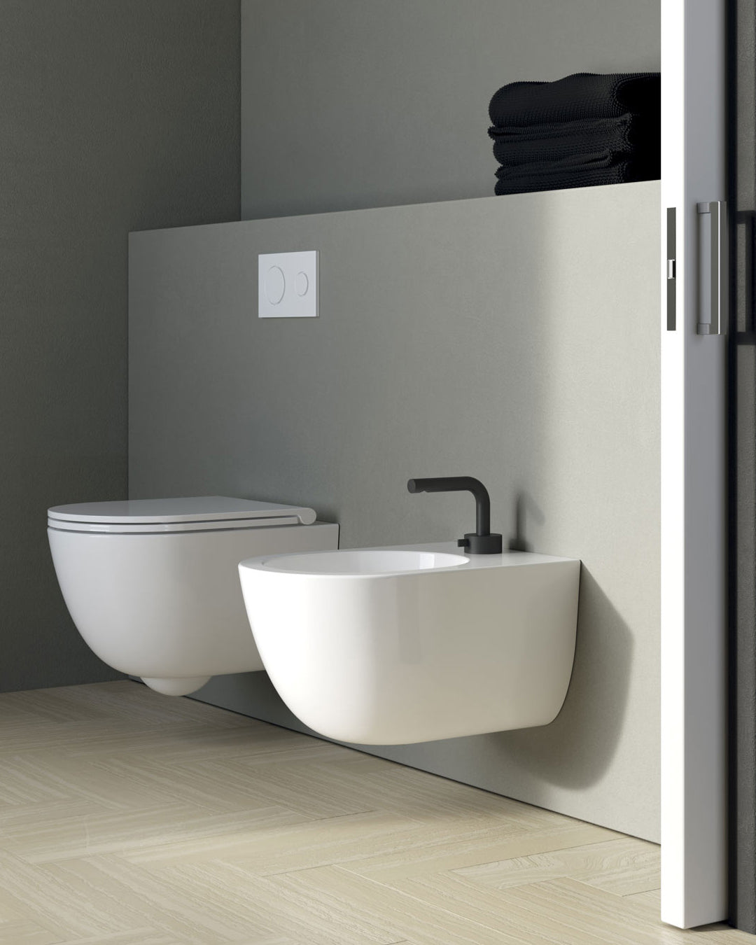 Galassia Dream WC sospeso senza brida 52x36 cm bianco ceramica