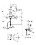 Grohe Blue Pure Baucurve miscelatore lavello cromo con filtro 5 fasi