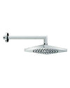 Bossini Cosmo soffione doccia 210x210 mm con braccio 300 mm cromato