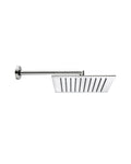 Bossini Tetis soffione doccia 250x250 mm con braccio 350 mm cromo