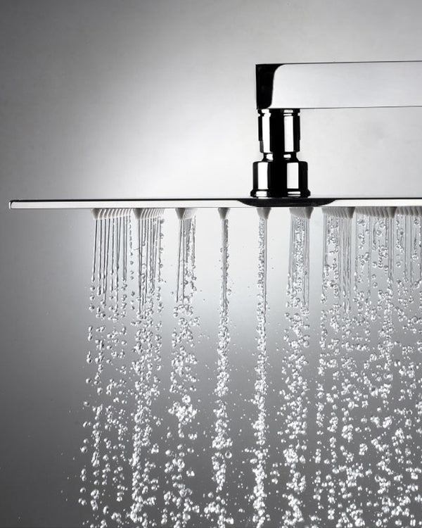 Bossini Tetis soffione doccia 300x300 mm con braccio 400 mm cromo