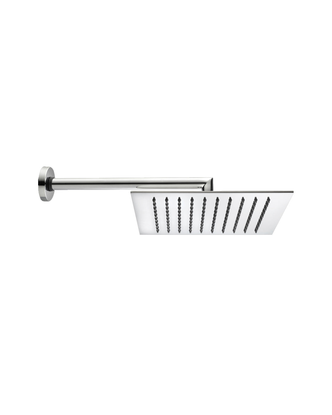 Bossini Tetis soffione doccia 300x300 mm con braccio 400 mm cromo