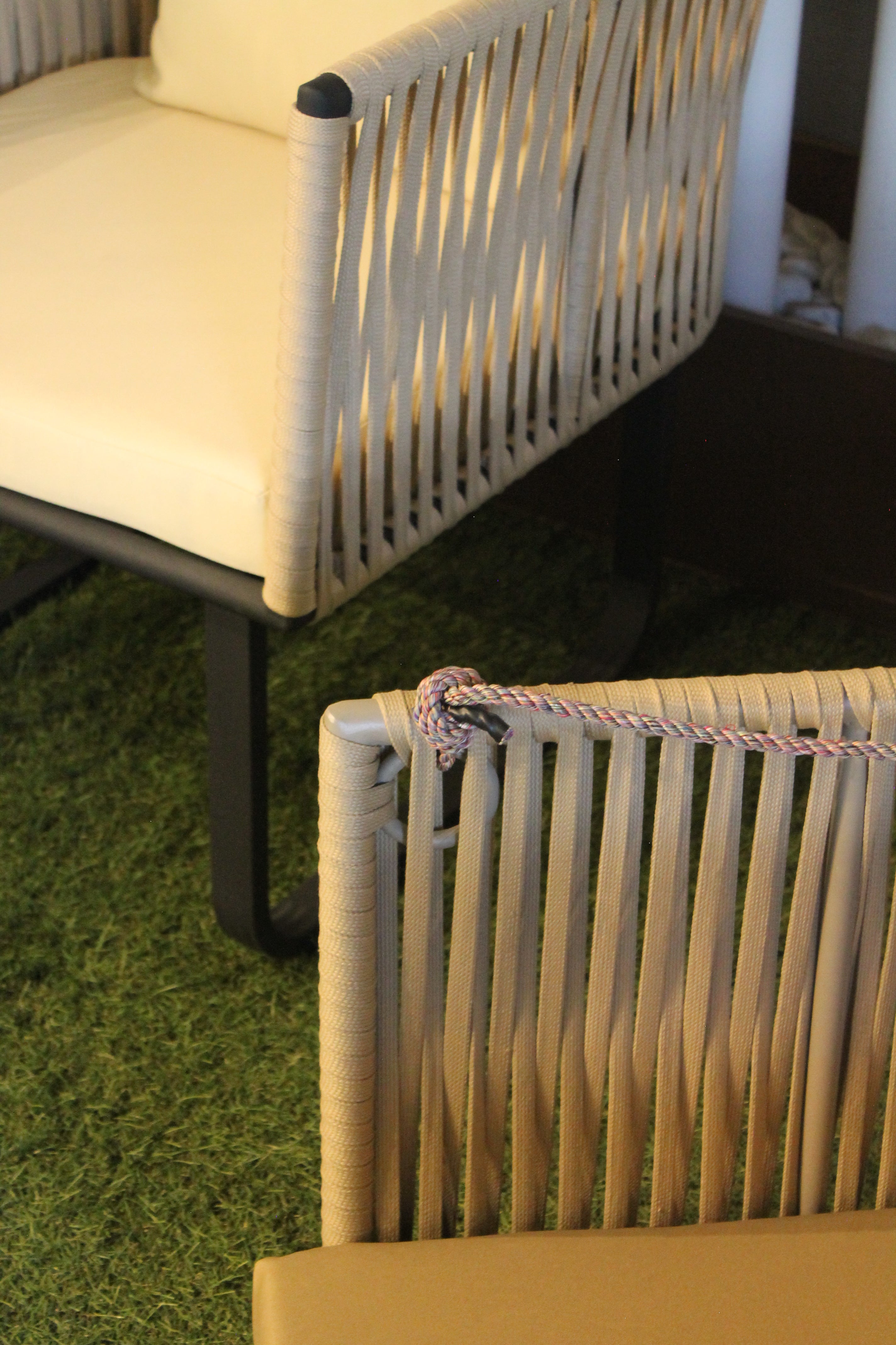 Comenido Rope Dondolo 70x65x45 Beige per esterni