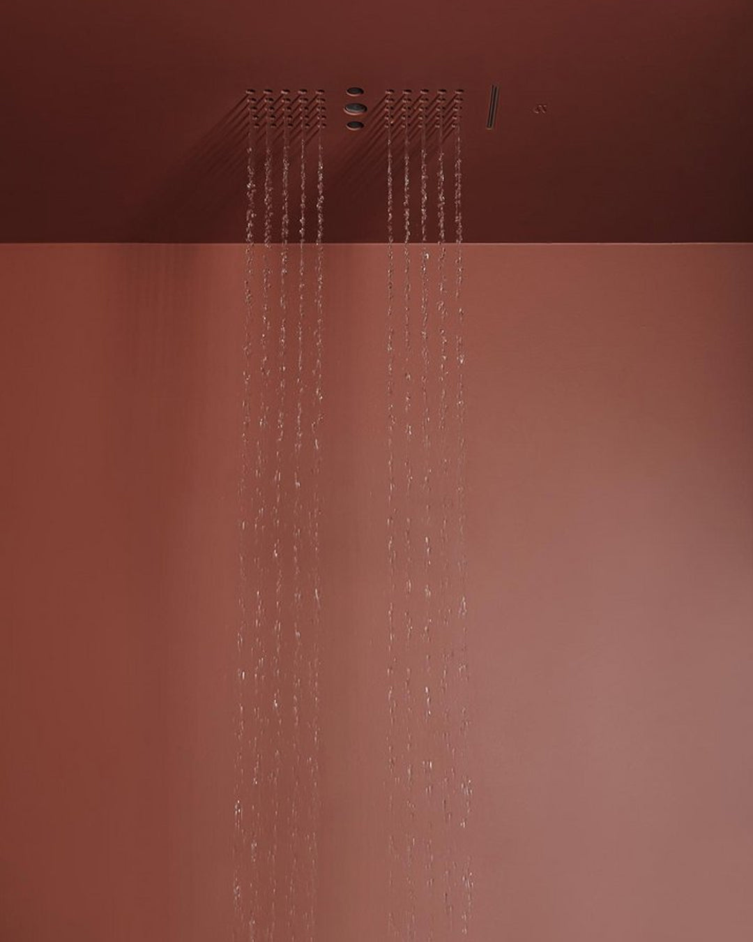 Antonio Lupi - Ghost_Combi Soffione a incasso a soffitto 25x53 Flumood Bianco
