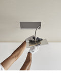Antonio Lupi - Ghost Soffione a incasso 25x20 Flumood Bianco