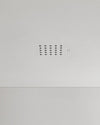 Antonio Lupi - Ghost Soffione a incasso 25x20 Flumood Bianco