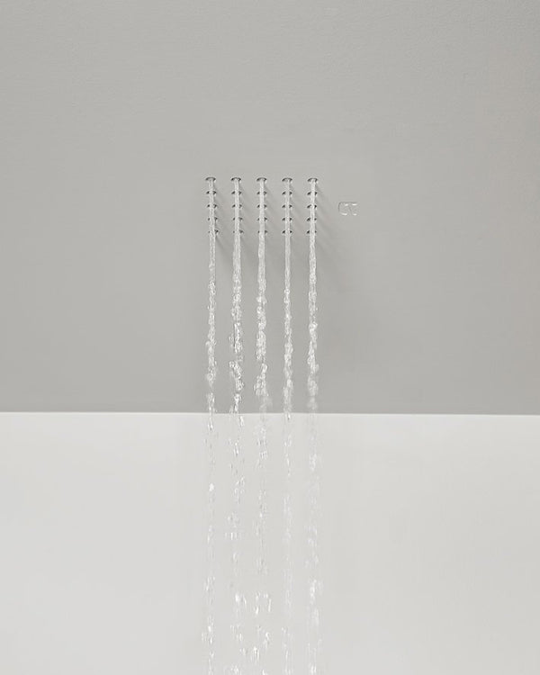 Antonio Lupi - Ghost Soffione a incasso 25x20 Flumood Bianco