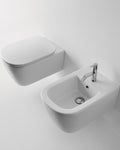 Antonio Lupi - Komodo1 Vaso sospeso con sedile Ceramica Lucida Bianco