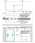 Antonio Lupi - Meteo1 BL Soffione a incasso a soffitto con LED 35x35 Acciaio Inox Bianco