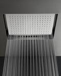 Antonio Lupi - Meteo1 B Soffione a incasso a soffitto 35x35 Acciao Inox Bianco